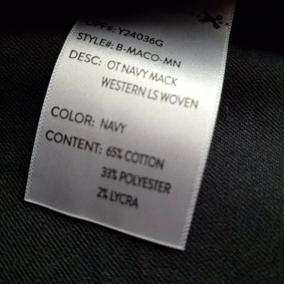 Outlander Classic Black Long Sleeve Men's Shirt - Size XL - Picture 7 of 9